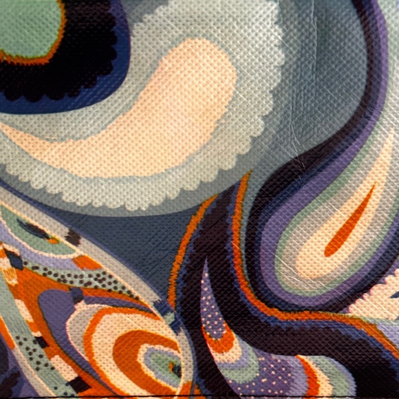 Luxury Modern Art Upcycled Pouch Bag - Picture 4 of 4